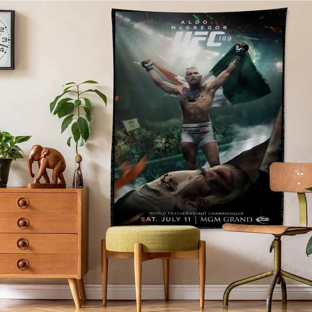 C-CONOR MCGREGOR Богемный Goblet Гобелен Настенный Хиппи Мандала Доступный Декор Полиэстер