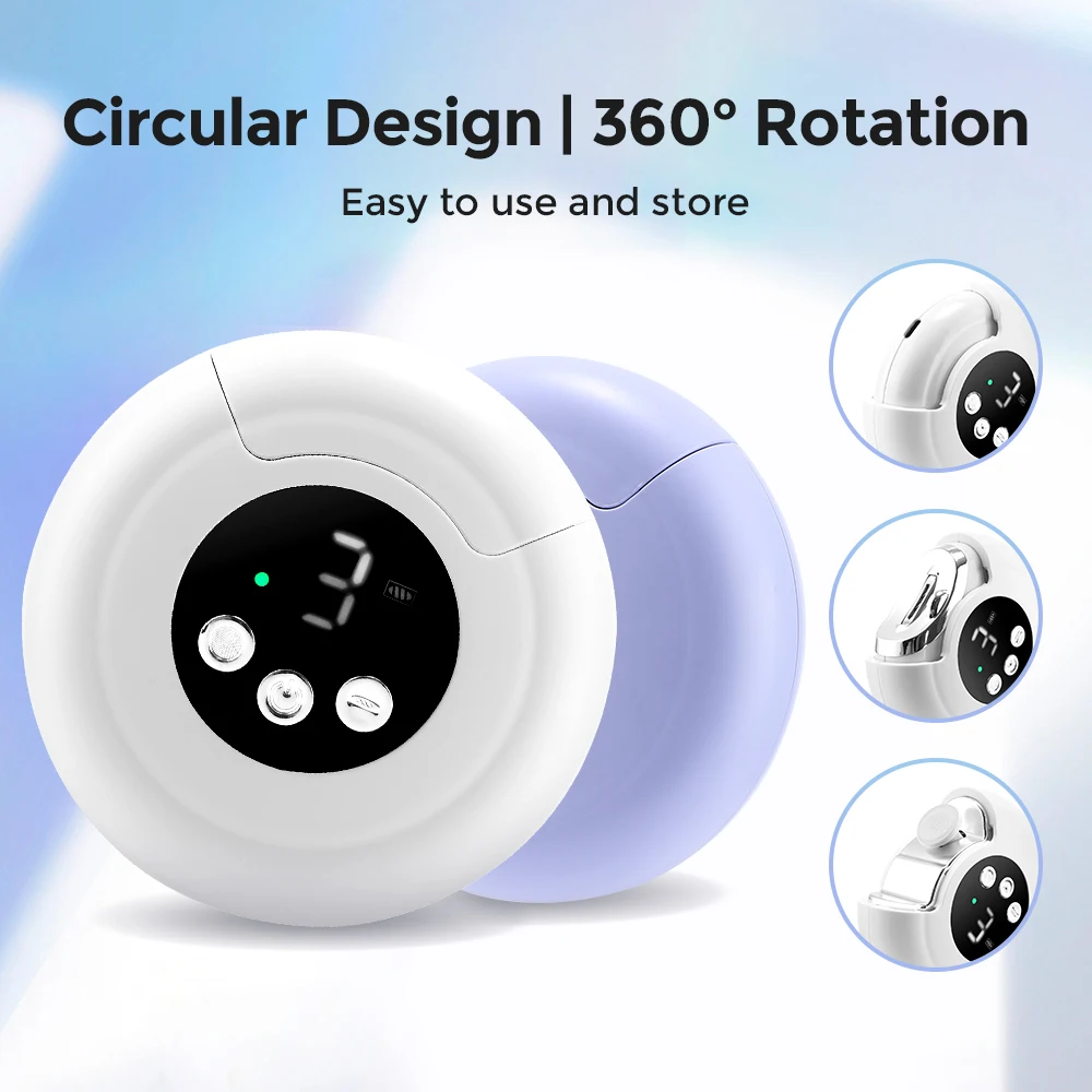 Машинка для маникюра 2 в 1 с вращением на 360 °