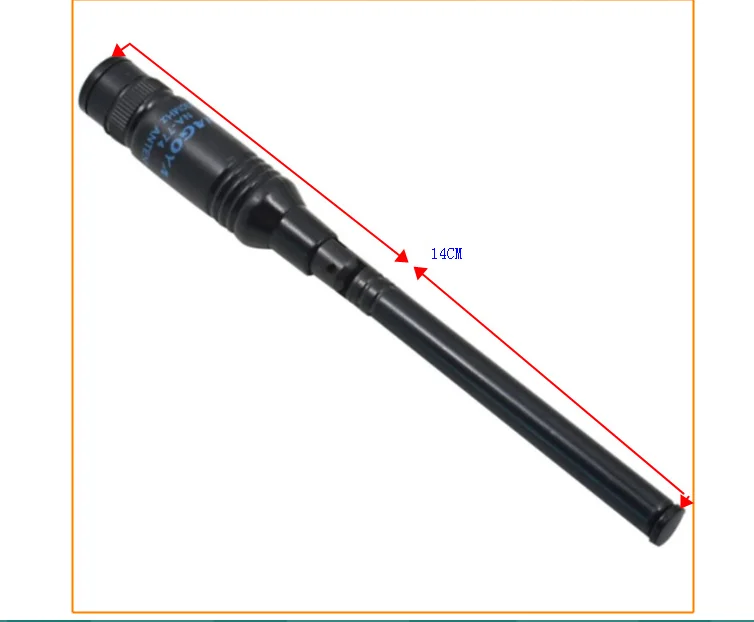 QVXN NA-774 SMA-F Handheld High Gain Folding Telescopic Antenna 3.51 DBi  for Baofeng  UV5R 888S  Walkie Talkie Accessories