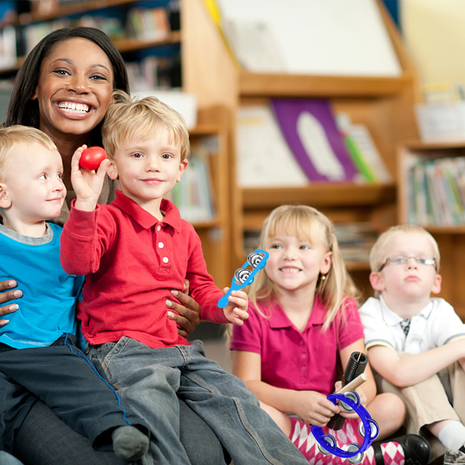 16 шт. детские игрушки орф музыкальный инструмент колокольчики кусочки