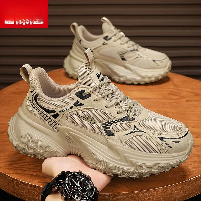 Популярная мужская обувь Warrior осенняя повседневная для папы универсальная