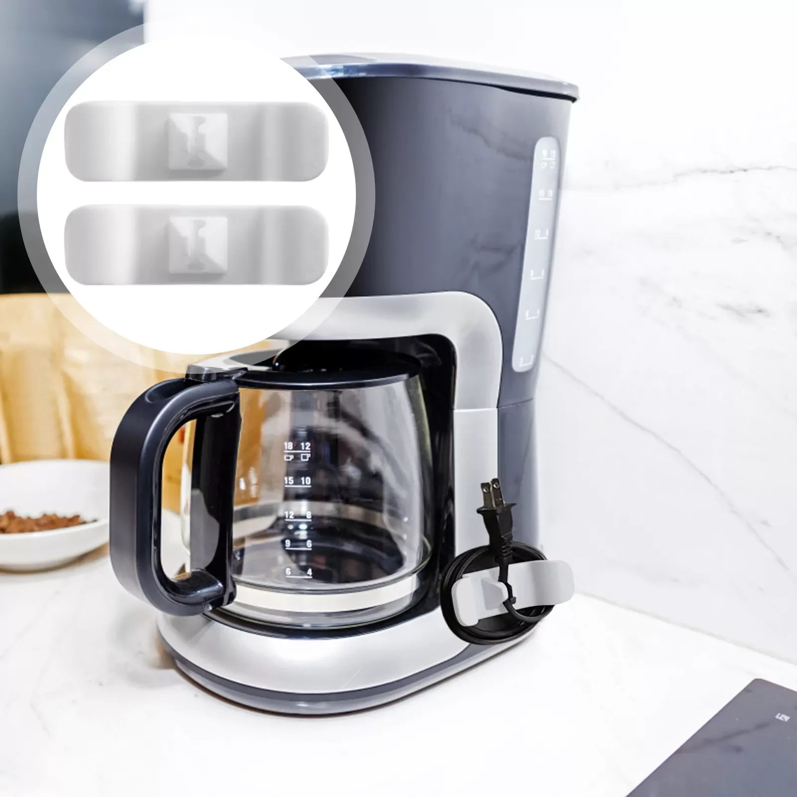 

Holder Clip Universal The Cord Wrapper Cord Organizer for Cables Storage Cable for Mixer Blender Kitchen Organization