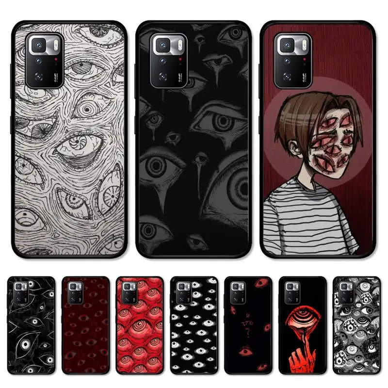 

Scary Face Eyes Smiley Phone Case for Redmi 5 6 7 8 9 A 5plus K20 4X 6 cover