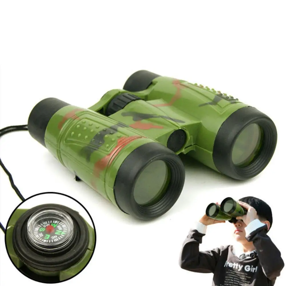 

6x30mm Kids Binoculars Telescope Children Simulation CS Hunting Field Survival Telescope Educational Learning Bird Watching Toys