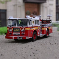 ixo 143 scale model seagrave fire truck car metal alloy diecast toy vehicle collection souvenir display for children adult