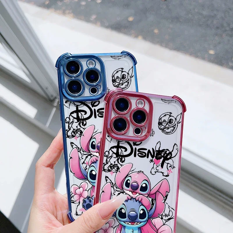 Фото Прозрачный чехол Disney Stitch для Huawei Honor 600 400 Lite Pro X9D X9A X9B X8C X8B X8A X7D X7A X6C X6A X5B X6D 5G, милый чехол для телефона №3