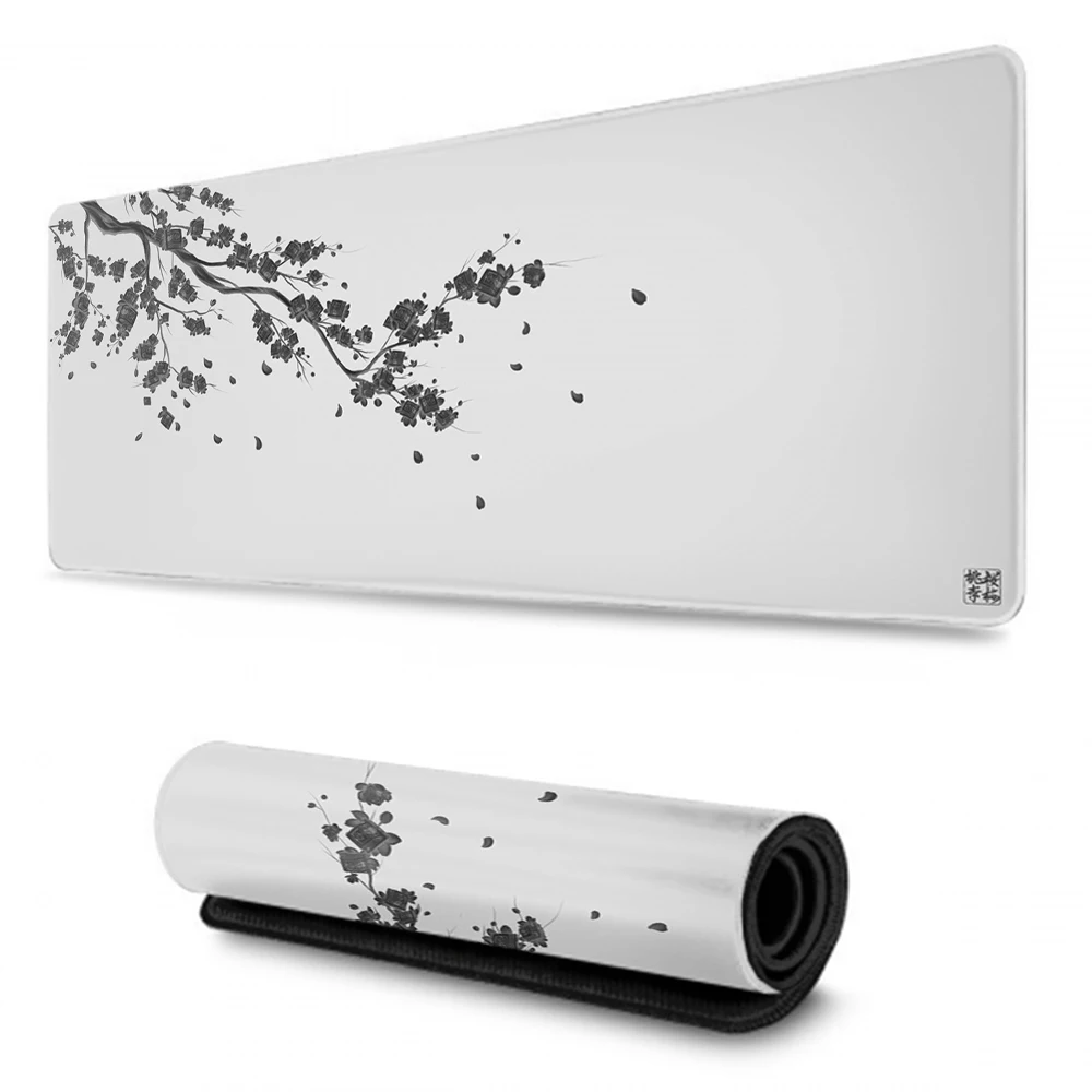 

Cherry Blossoms Flower Pc Gamer Desk Pad Mouse Pad Table Mat Gaming Accessories Keyboards Computer Peripherals No-slip Mausepad