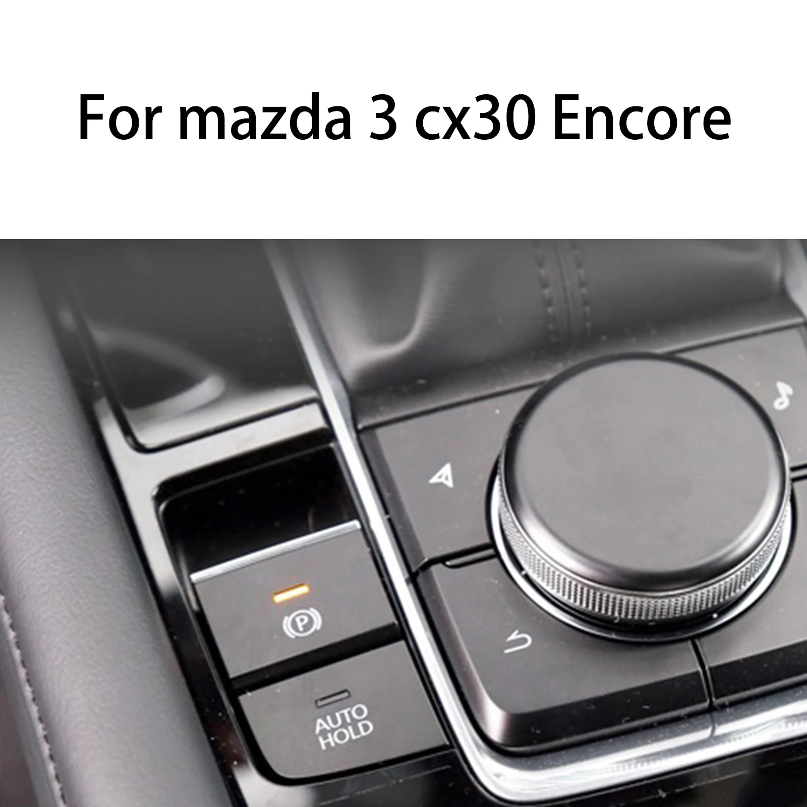 

Car Aluminum Multimedia Button Cover Frame Trim Sticker for Mazda 3 Axela CX-4 CX-5 LHD Accessories