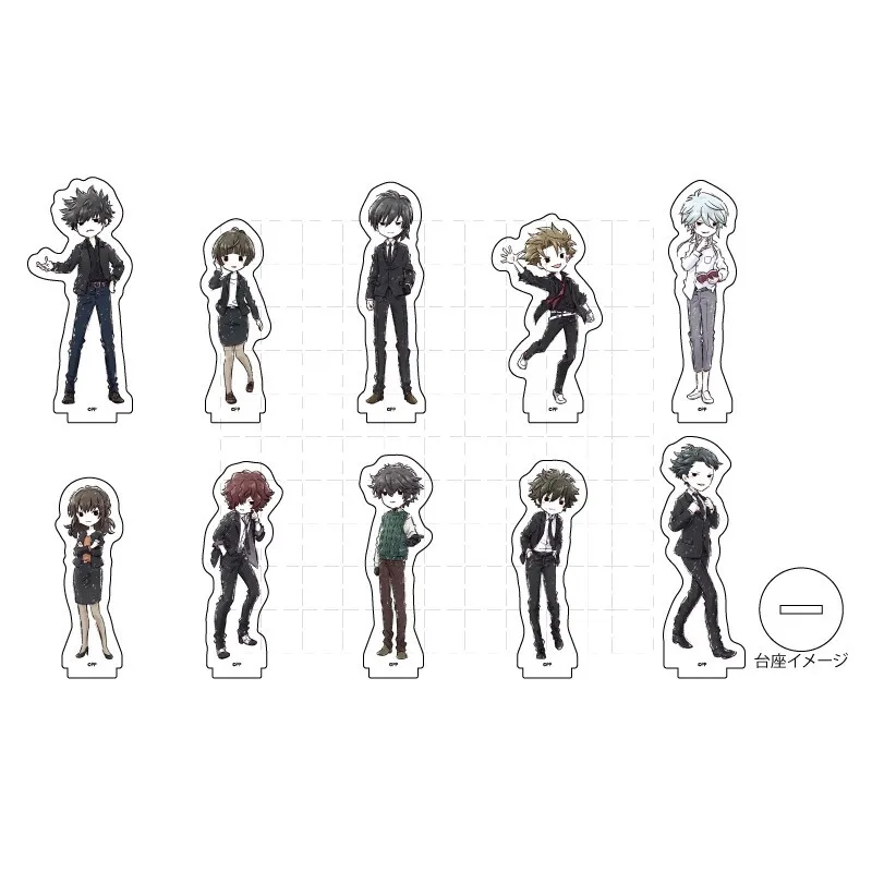 Аниме мини-фигурка куклы Ginoza Nobuchika Kagari Shuusei акриловые подставки модель игрушка