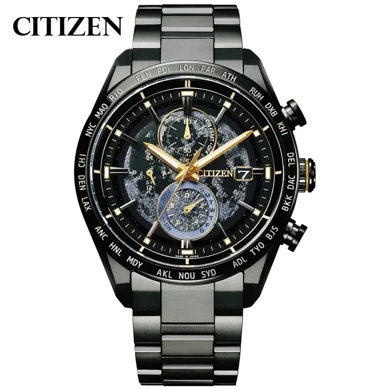Часы CITIZEN Luxury The Back of Moon Мужские кварцевые повседневные мужские наручные часы с