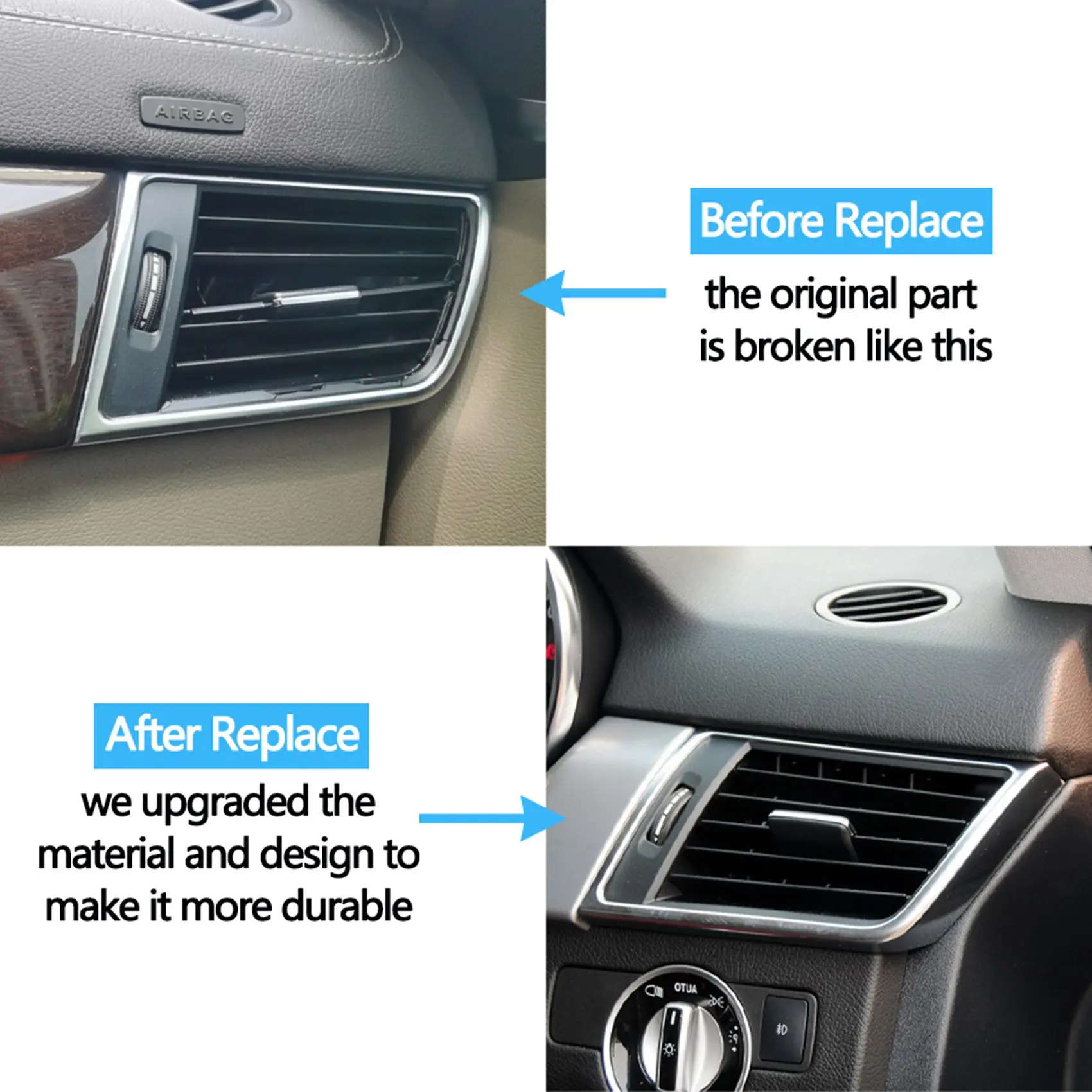 Автомобильный Кондиционер для приборной панели модель Mercedes Benz W166 W292 ML GL GLE GLS