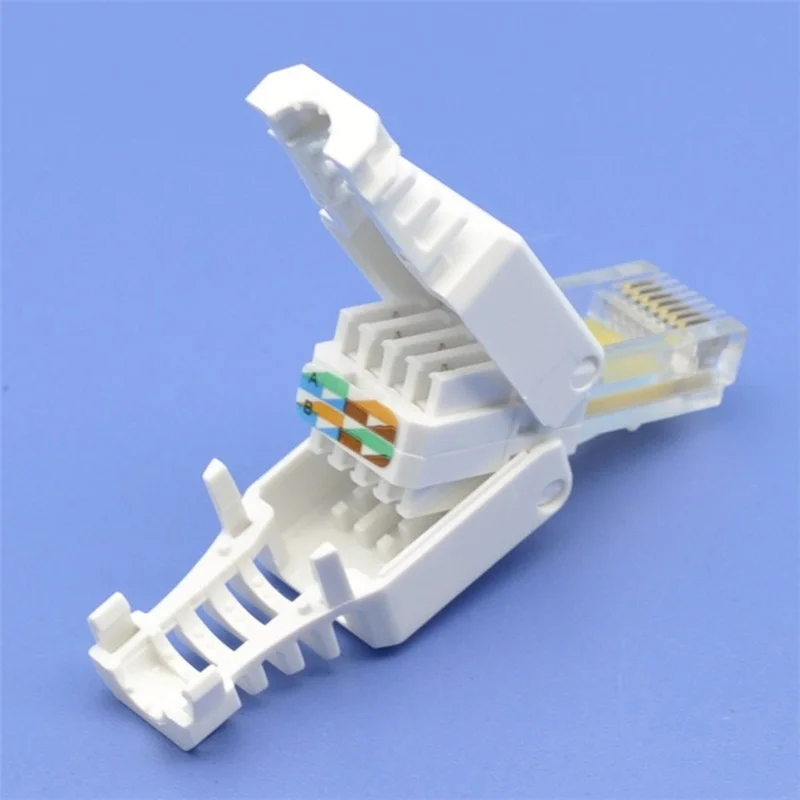 

Ordinary home toolless Cat5E plug trade assurance rj45 quick connector