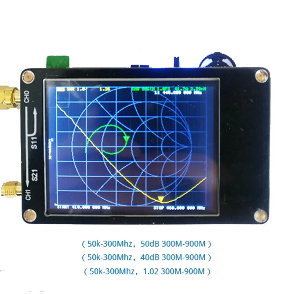 

Векторный анализатор сети HF VHF UHF 50 кГц ~ 2,8 мгц 900 мАч, черный, 450