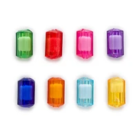 mixed acrylic cylinder sandwich beads spacer findings jewelry making sewing decor headwear bracelet necklace accessories 13 19mm