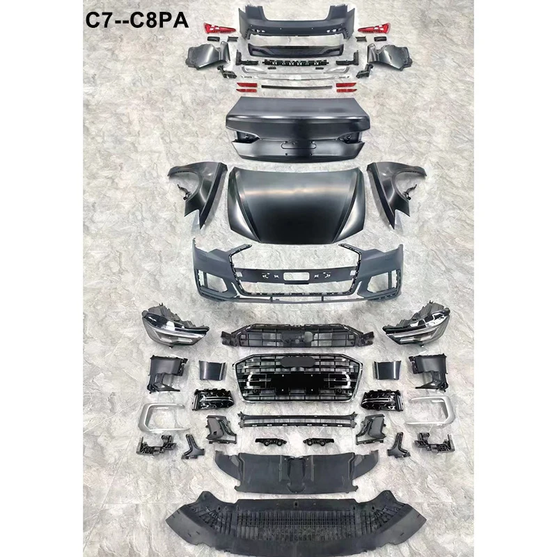 Vollkarosseries-Upgrade-Kit Vom Alten Auf A6 C7 Facelift C8PA RS6 stohu stange-Scheinwerfer светомузыка для Audi 2013-20