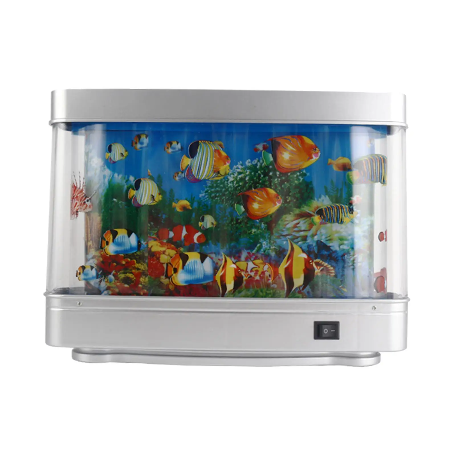 

Aquarium Lamp Colorful Underwater World Moving Background Tropical Fish Night Light for Desktop Halloween Living Room Kids Room