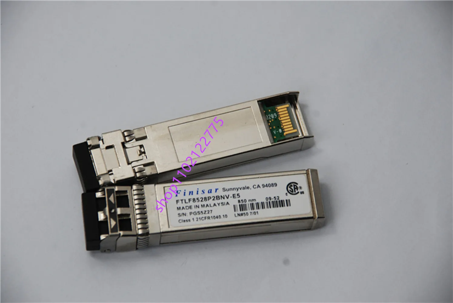 FTLF8528P2BNV-E5 finisar 8g sfp 850nm lc-lc 8g Transceiver/finisar sfp