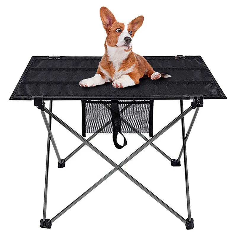 

Foldable Outdoor Camping Table Portable Furniture Computer Desk Ultralight Aluminium Camping Hiking Fishing Picnic Folding Table