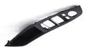 

340024 glass button frame black ten left folding mirror F10
