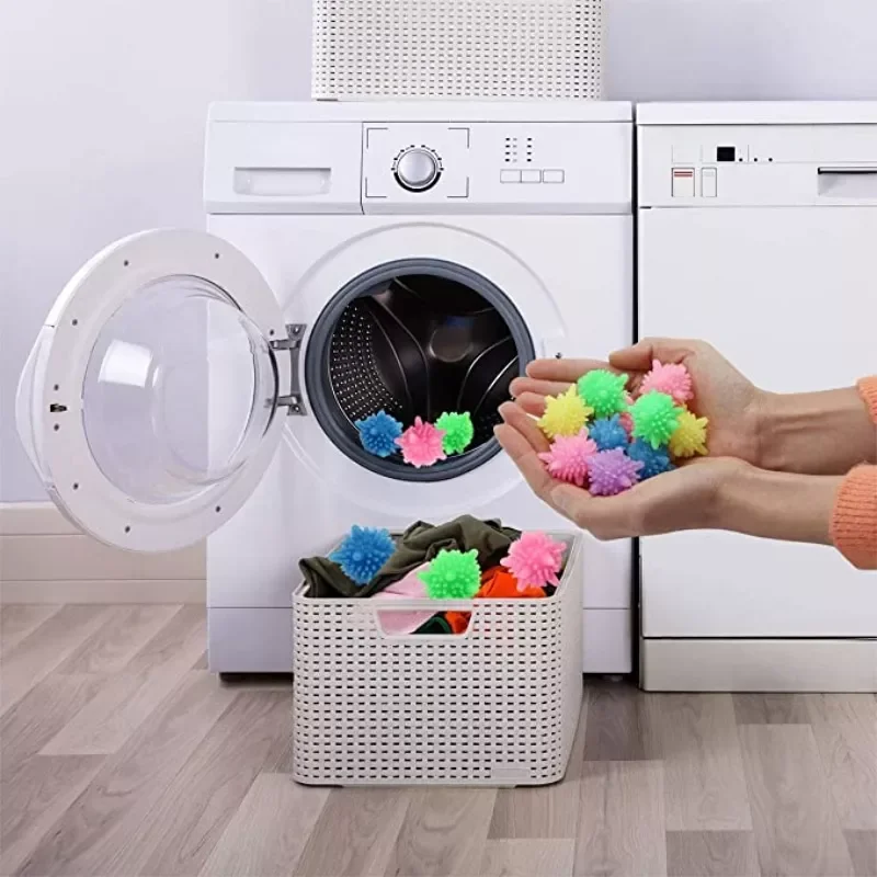 

NEW 10Pcs/Set Magic Laundry Ball Tool Reusable Household Washing Machine Clothes Softener Remove Dirt Clean Starfish Shape PVC S