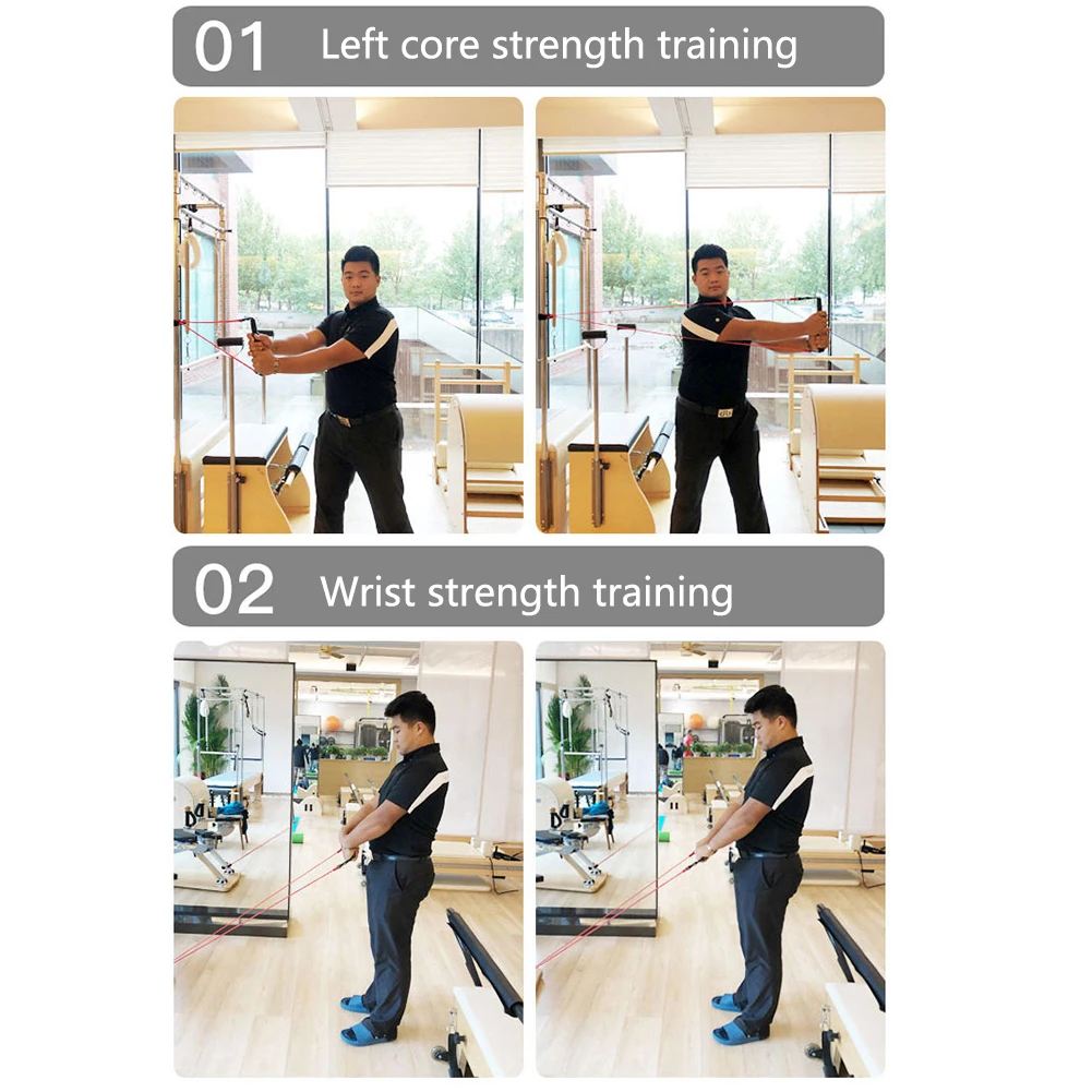 

Beginner Pull Strap Alignment Aids Guide Posture Swing Practice ABS Accessory Golf Trainer Exercising Gesture Correcting Indoor