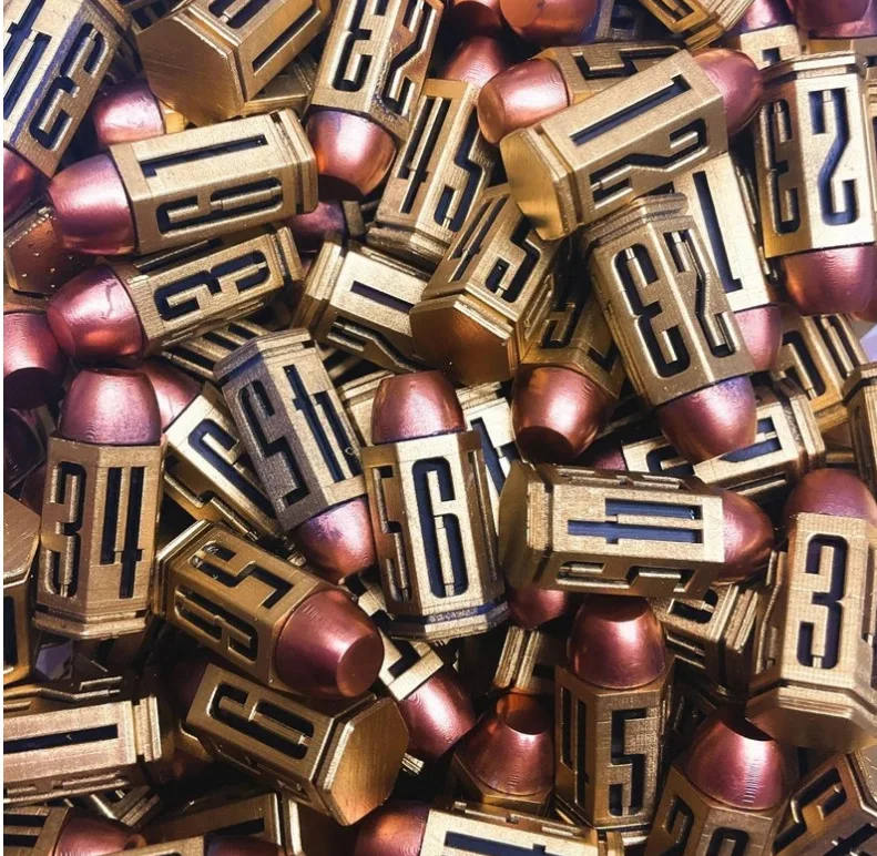 

Набор кубиков-пуль D6, кубики-пули, украшение для рукоделия, кубики-пули, украшения для дома, настольные фигурки, аксессуары для дома