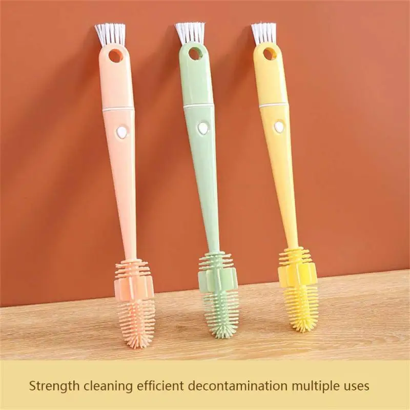 

Kitchen Thorough Cleaning Efficient Bottle Brush Strength Cleaning Decontamination Brush Long Handle Safety Material Household