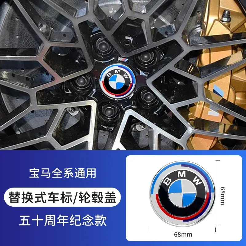 

For BMW 4Pcs 56mm 68mm BMW Emblem Wheel Hub Caps For BMW 3 Series 5 Series E60 E90 F10 F30 E46 E39 X5 E53 E70 E38 Z4