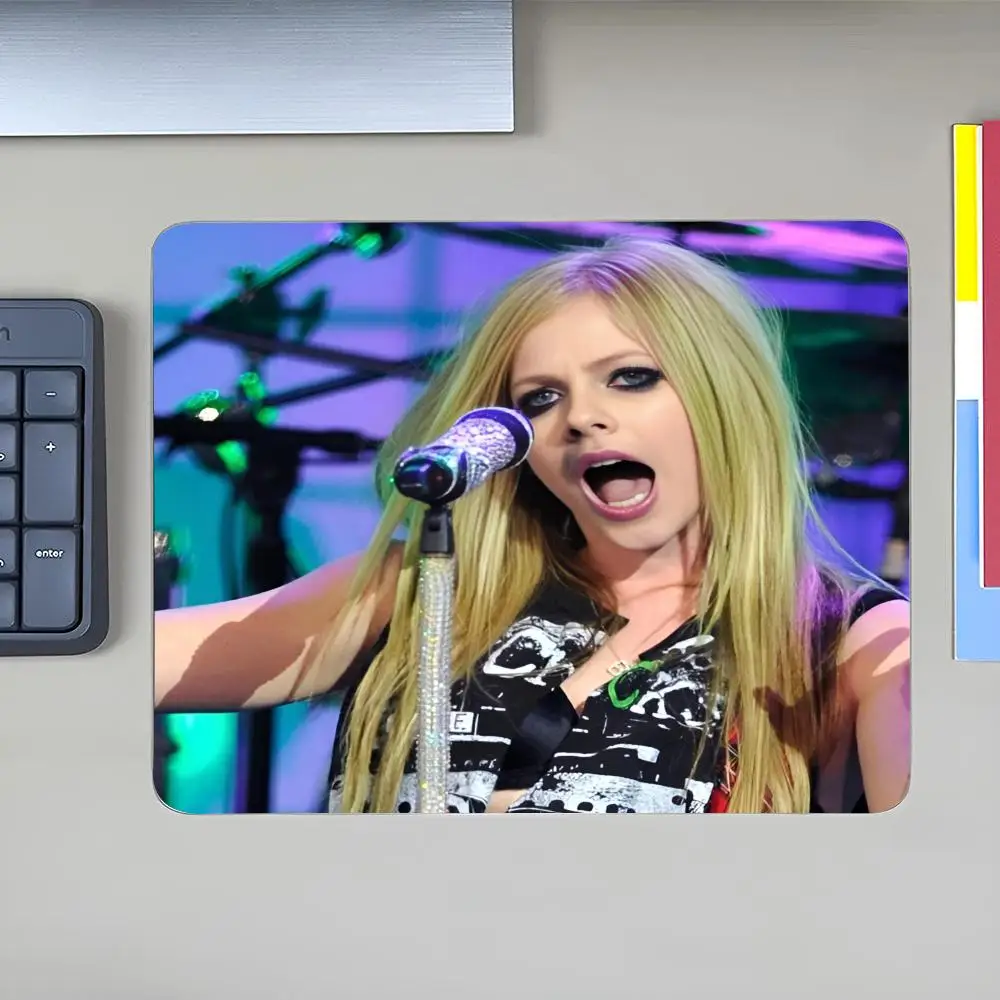 Singer A-Avril-Lavigne-ors MINISO Mouse Pad Anime Game High Quality Small Desk Rubber Laptop