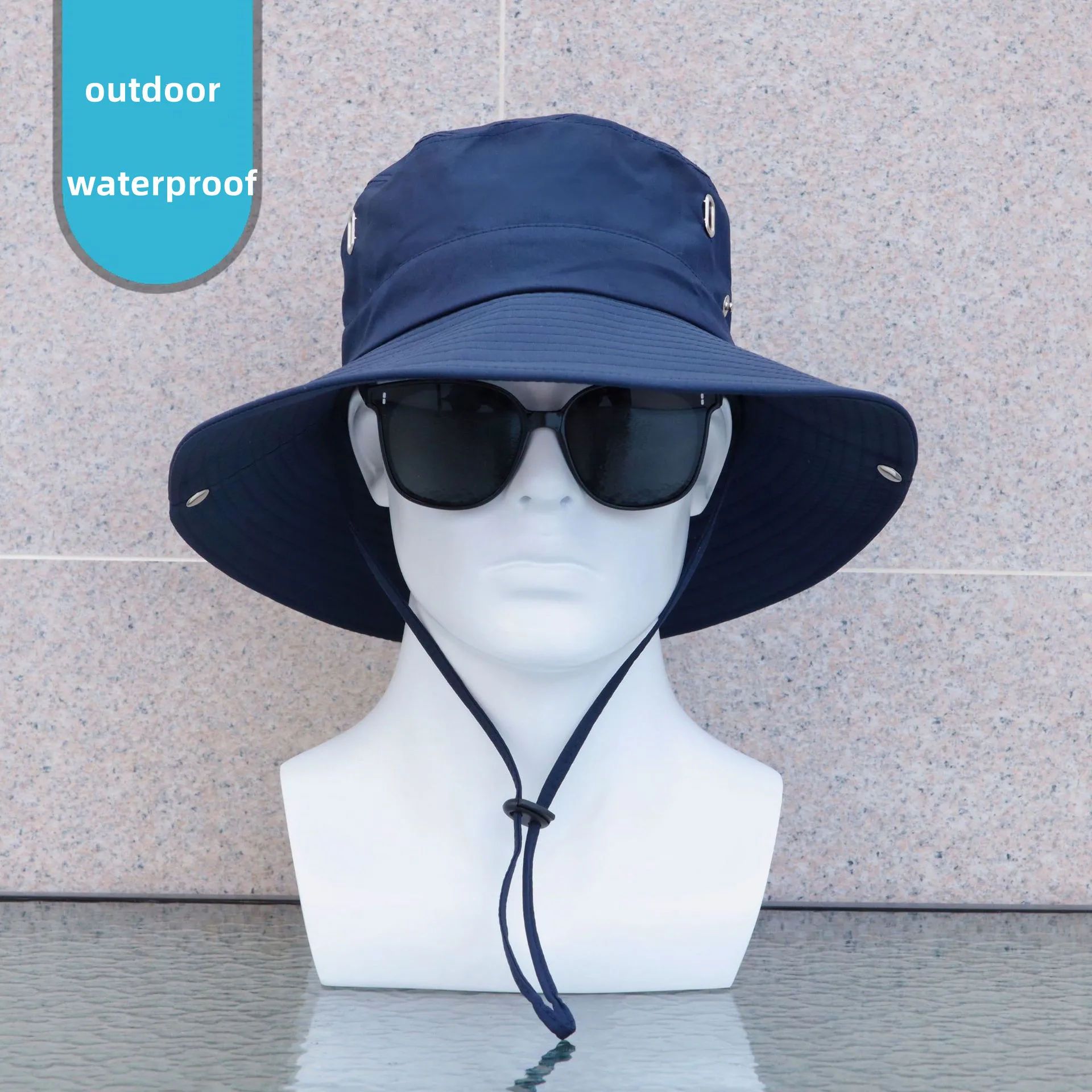 

Summer MaleThe Adjustable Fisherman Hat Adult Bucket Hat Panama Cap Men Outdoors Waterproof 56-58cm Gorros Climbing Fishing Caps