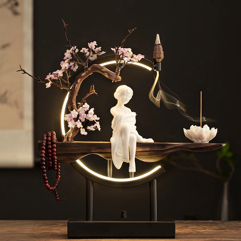 

Lotus электрическая горелка ладана электрическая китайская лампа для благовоний, поджигатель Agarwood