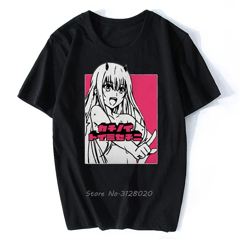 

Футболка мужская хлопковая с принтом «Zero TWO woman In The Franxx»
