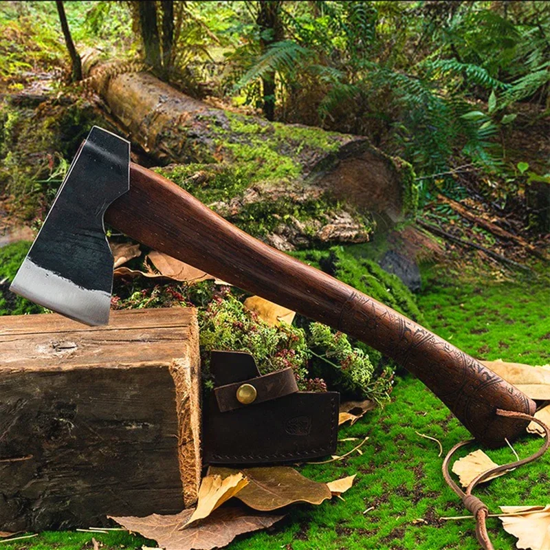 

Camping Forge Axe Self-defense Weapon Multi-functional Tactical Axes Rescue Emergency Outdoor Equipment Disaster Prevention Axe