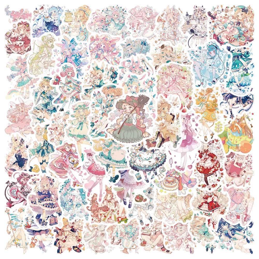 

10/30/60 шт., наклейки для девочек