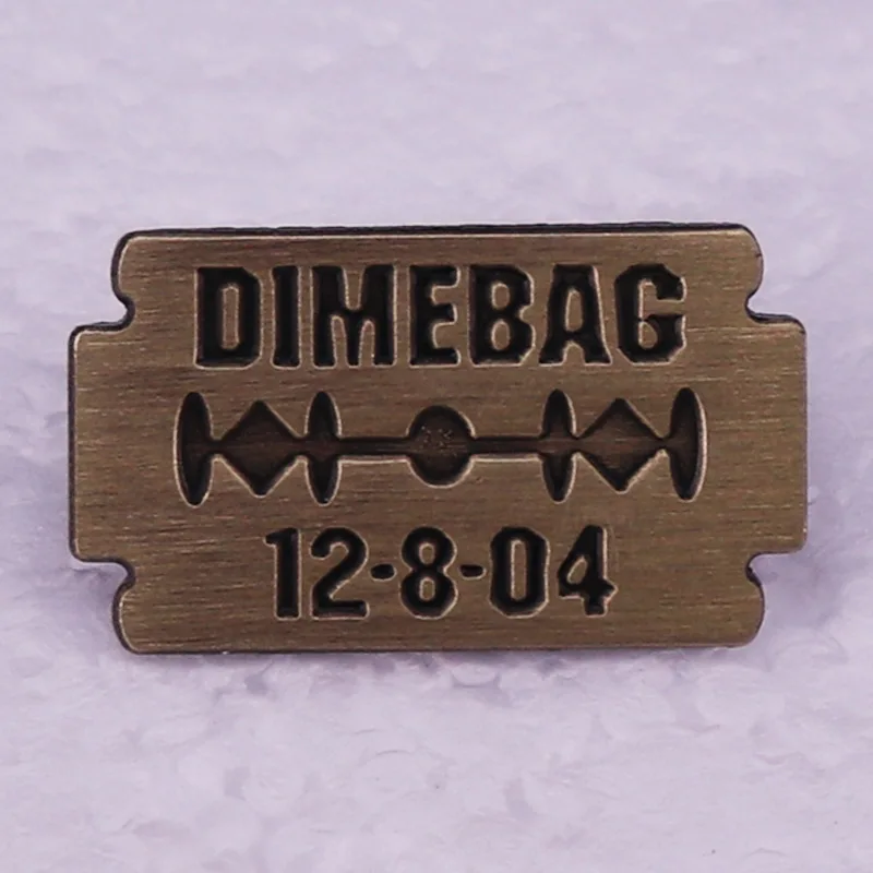 

DIMEBAG American Musician Hard Enamel Pin Heavy Metal Band Guitarist Brooch Vintage Commemorative Badge