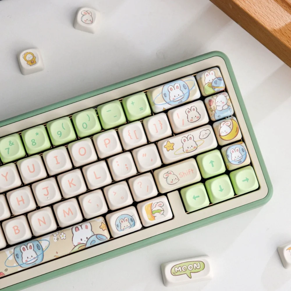 Колпачок для клавиш MAO Space Rabbit PBT милый стильный колпачок переключателя Mx