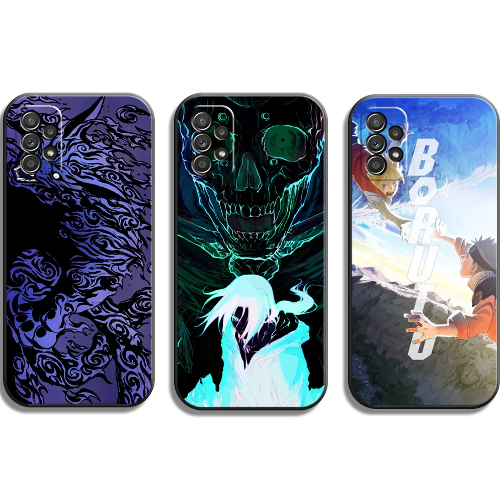

Naruto Sasuke Cartoon Phone Cases For Samsung A51 4G A51 5G A71 4G A71 5G A52 4G A52 5G A72 4G A72 5G Funda Soft TPU Back Cover