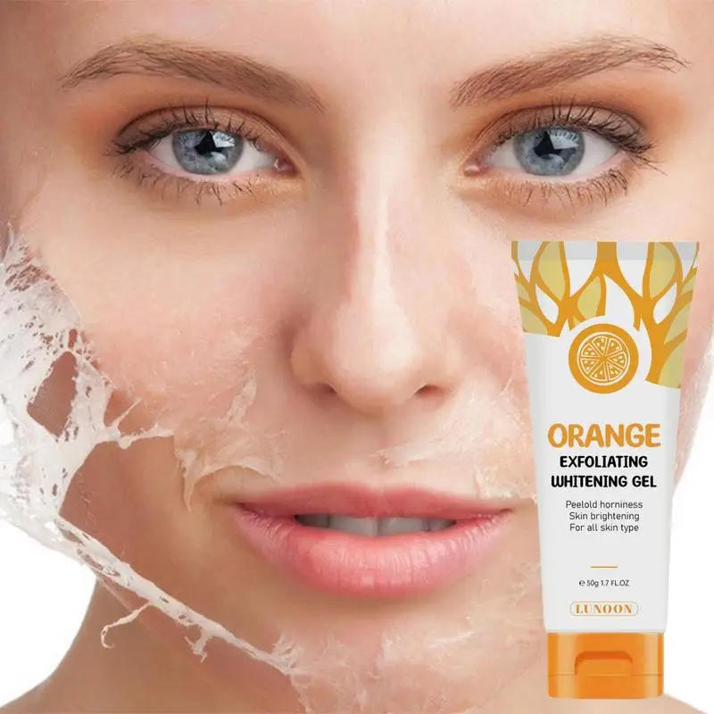

Peeling Exfoliator Orange Exfoliate Body Scrub Repairing Dull Skin Facial Scrub Moisturizer Hydrating Dry Skin Brightening Gel