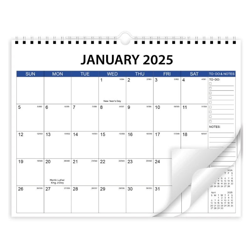 Настенный календарь на 2025 год. Справочники 12 месяцев с 01.2025 по 12.2025. Подвесной