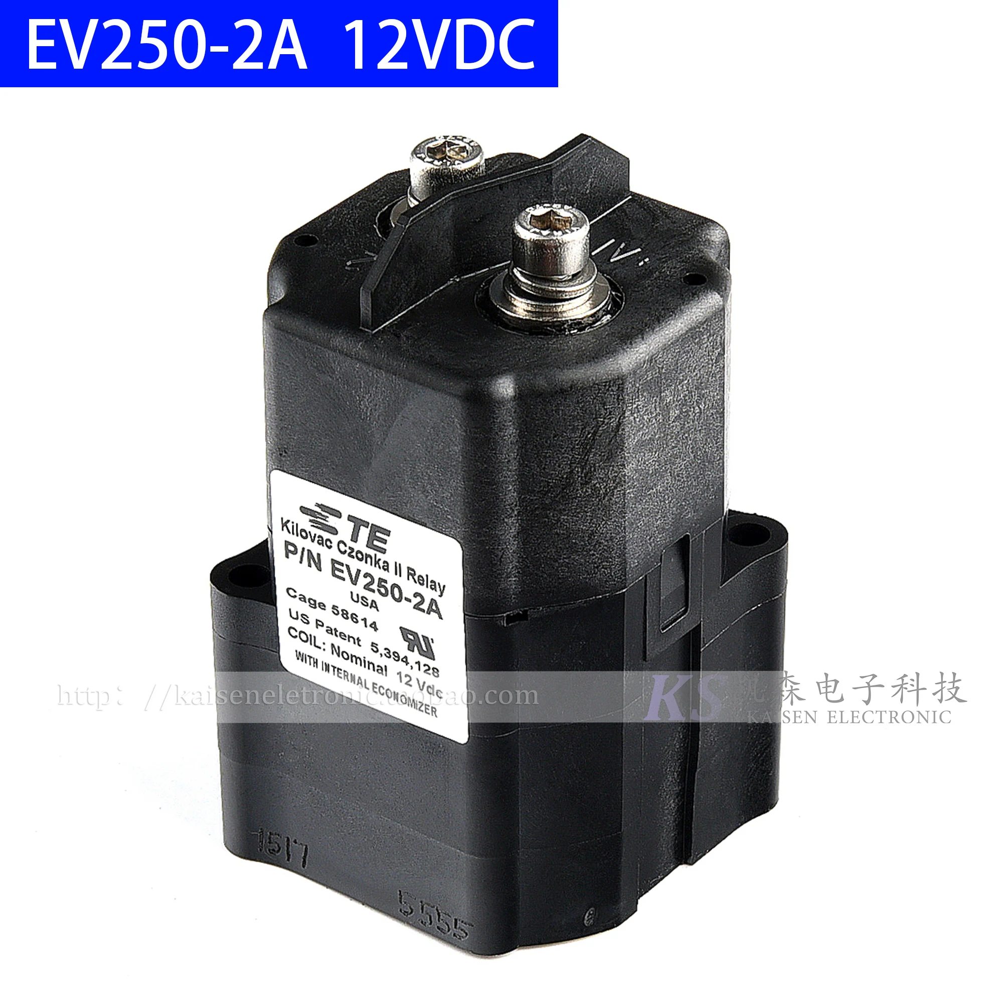 

EV250-2A 12V EV250-2B 24V Kilovac 400A 1800V HVDC Relay