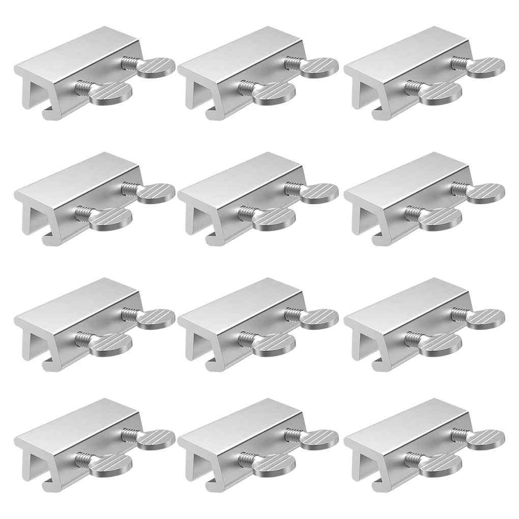 

12pcs set Easy To Install Sliding Window Lock - Ensures Safety And Security With No Punching Required Stainless Steel