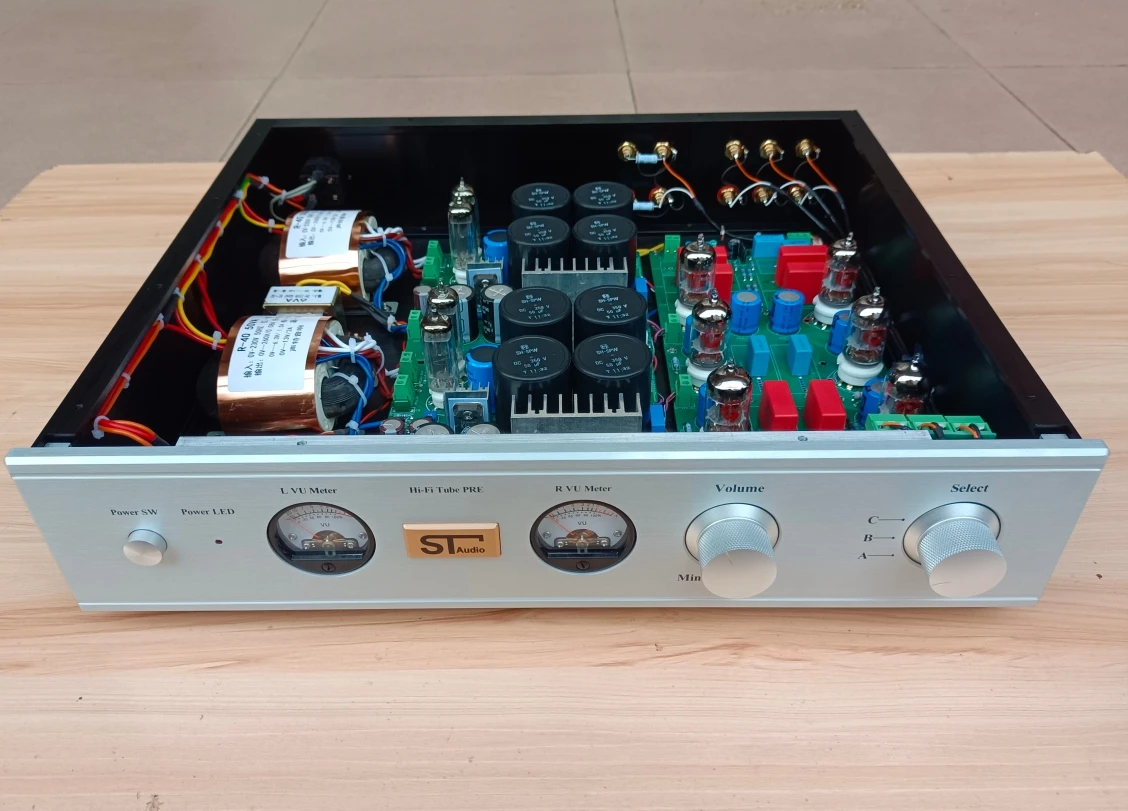 Предварительно Выгравированный трубчатый предусилитель JADIS JP200 6Z4 + ECC81 HIFI