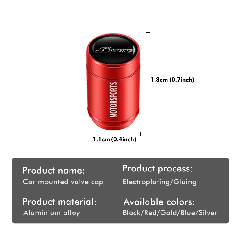 4 шт. автомобильные 3D колпачки клапана колеса из алюминиевого сплава аксессуары
