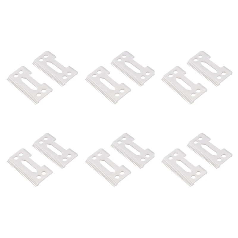 

New 12Pcs 28 Teeth Zirconia Ceramic Clipper Blade For Wahl Senior Clipper