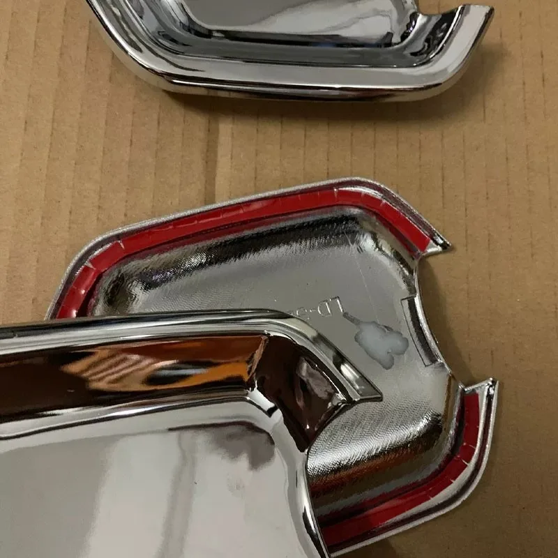 Фото Для Mitsubishi Pajero V93 V97 2007-2020 годов, накладки на ручки дверей, декоративные полосы от царапин, внешняя отделка ручек №4