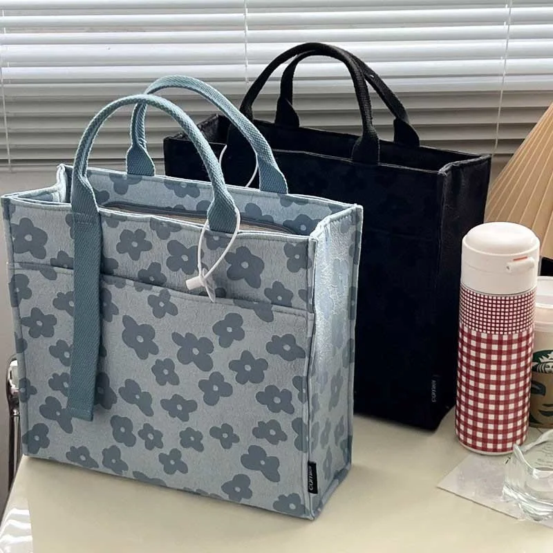 

Новая женская сумка из полиэстера с тиснением, Студенческая Повседневная Сумка-тоут, квадратная простая большая сумка-шоппер, холщовые ранцы