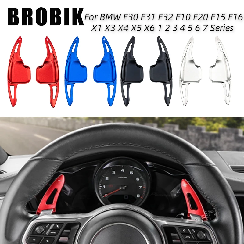 

BROBIK Paddle Shifter For BMW F30 F31 F32 F10 F20 F15 F16 X1 X3 X4 X5 X6 1 2 3 4 5 6 7 Series Steering Wheel Extension