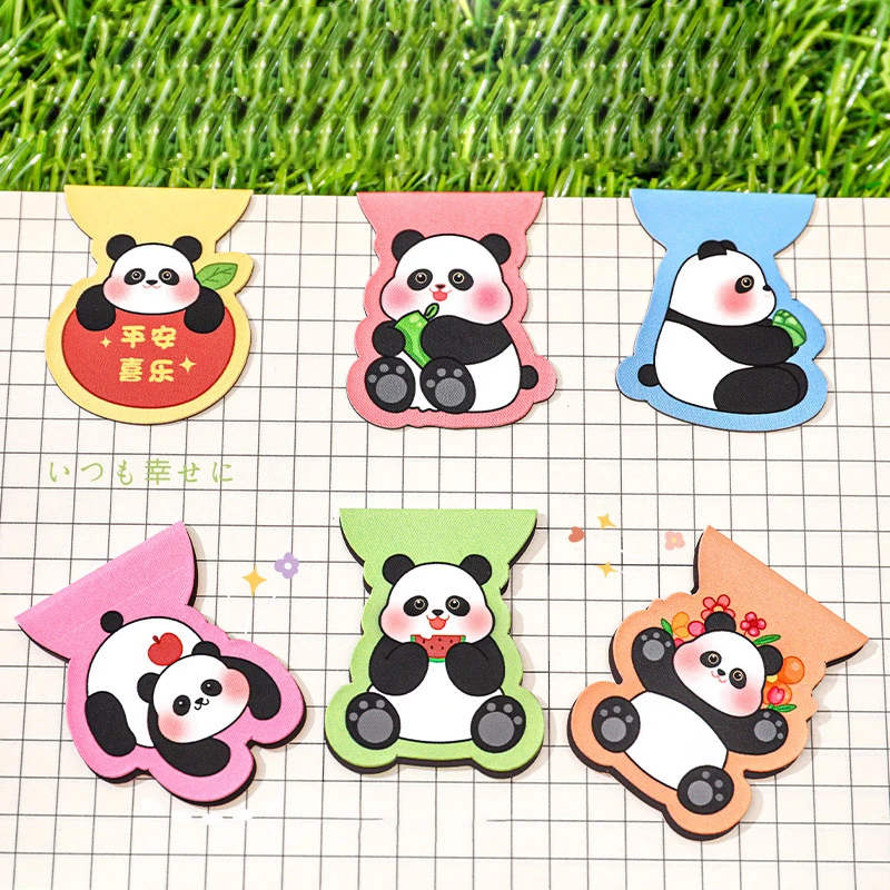 

Cute Cartoon Panda Magnet Bookmark Learning Stationery Creative Bookmark Magnetic For Books Kawaii School Supplies
