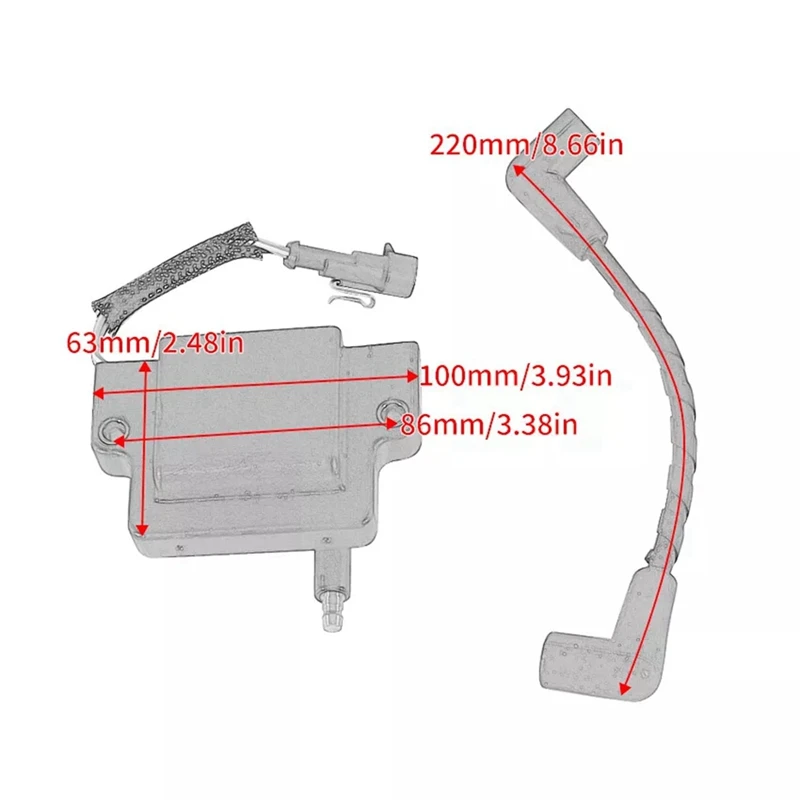 Ignition Coil Assy 512060093 For Ski-Doo EXPEDITION XTREME 800R E-TEC 512060953