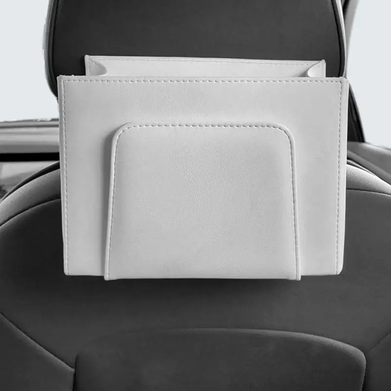 

Car Tissue Box Holder Crystal Paper Box Side Pocket Organizer Sun Visor Tissue Box Holder Leather Auto Storage Pockets For Car